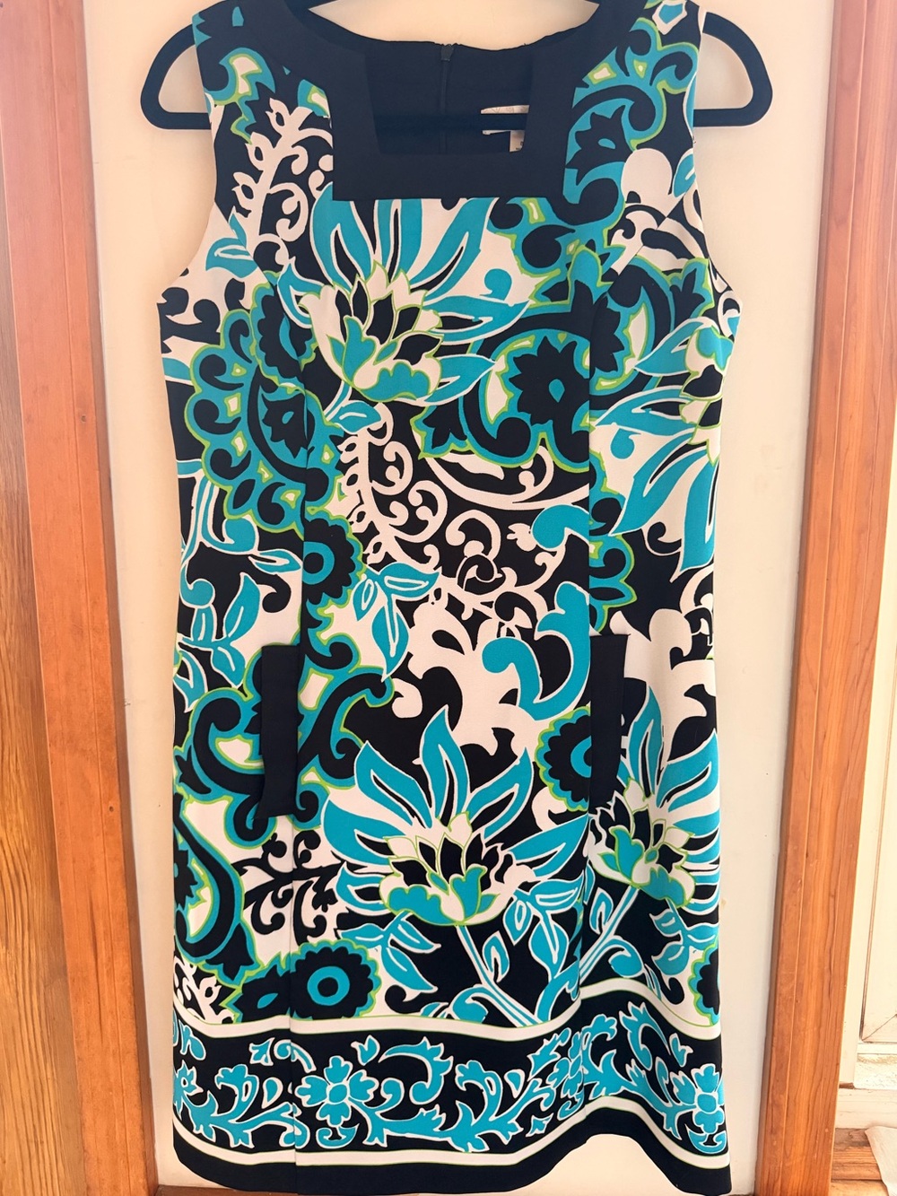 Dress Barn Patterned Dress Size 8